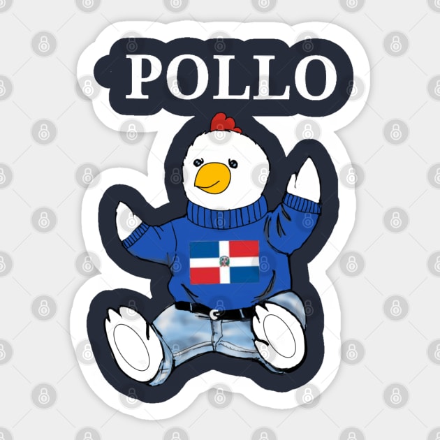 Pollo Bear DE Santo Domingo Sticker by Duendo Design